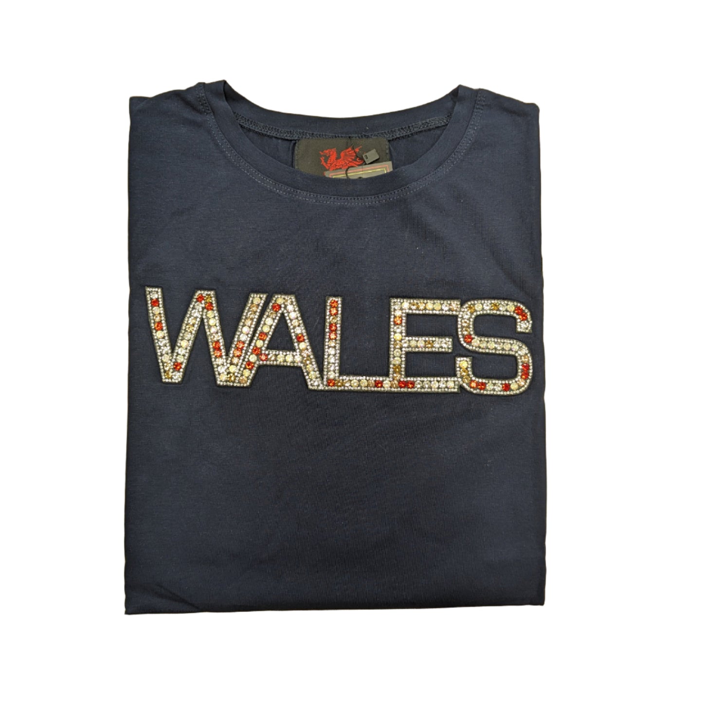Ladies Diamonte Skinni T-Shirt