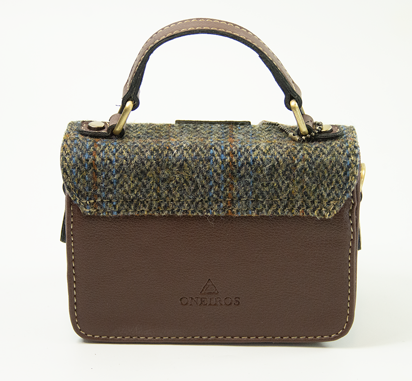 Harris Tweed Baby Satchel Bag 11/Brown