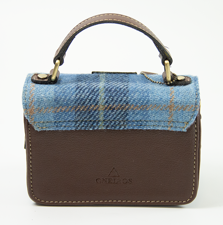 Harris Tweed Baby Satchel Bag 2/Brown