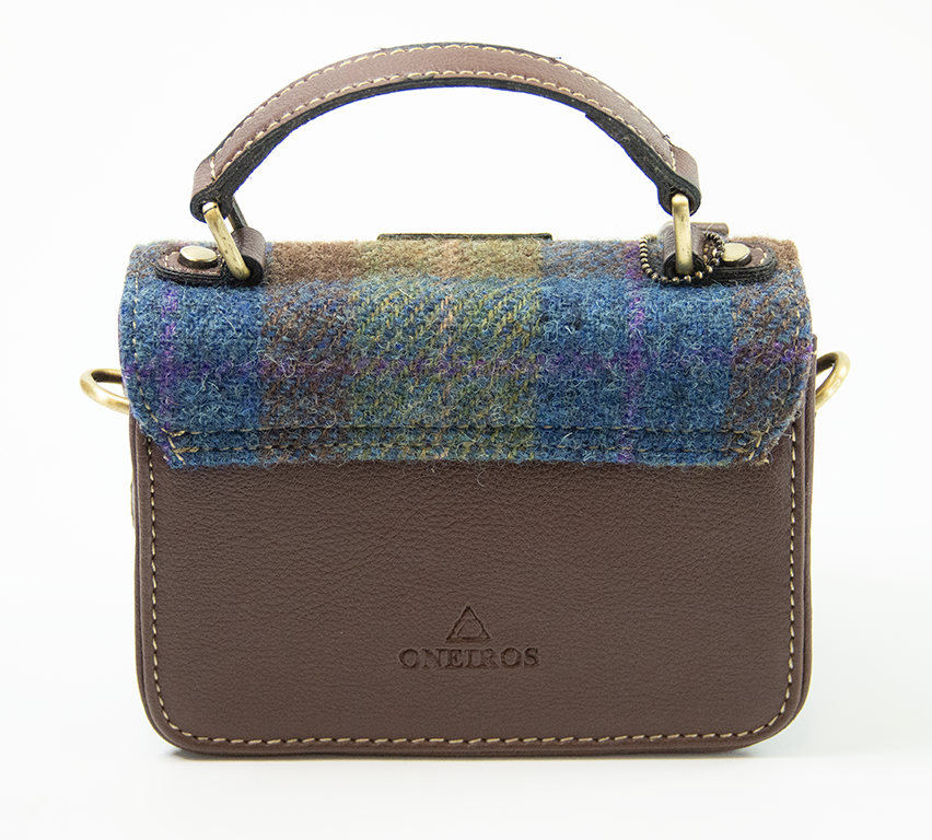 Harris Tweed Baby Satchel Bag 30/Brown