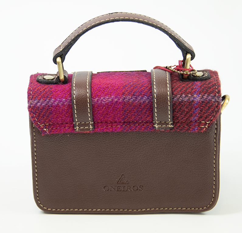 Harris Tweed Baby Satchel Bag 1/Brown