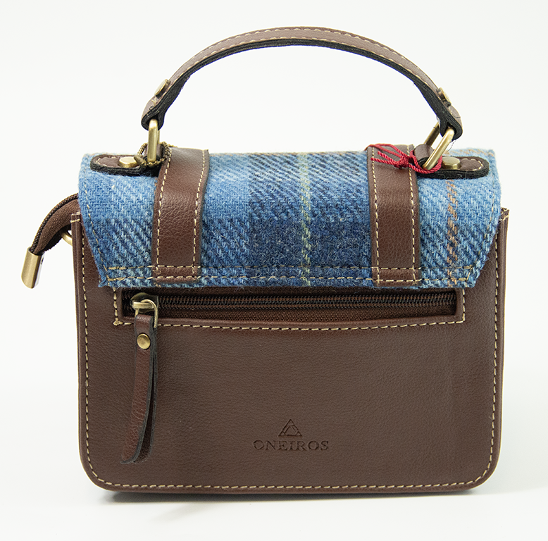Harris Tweed Baby Satchel Bag 2/Brown