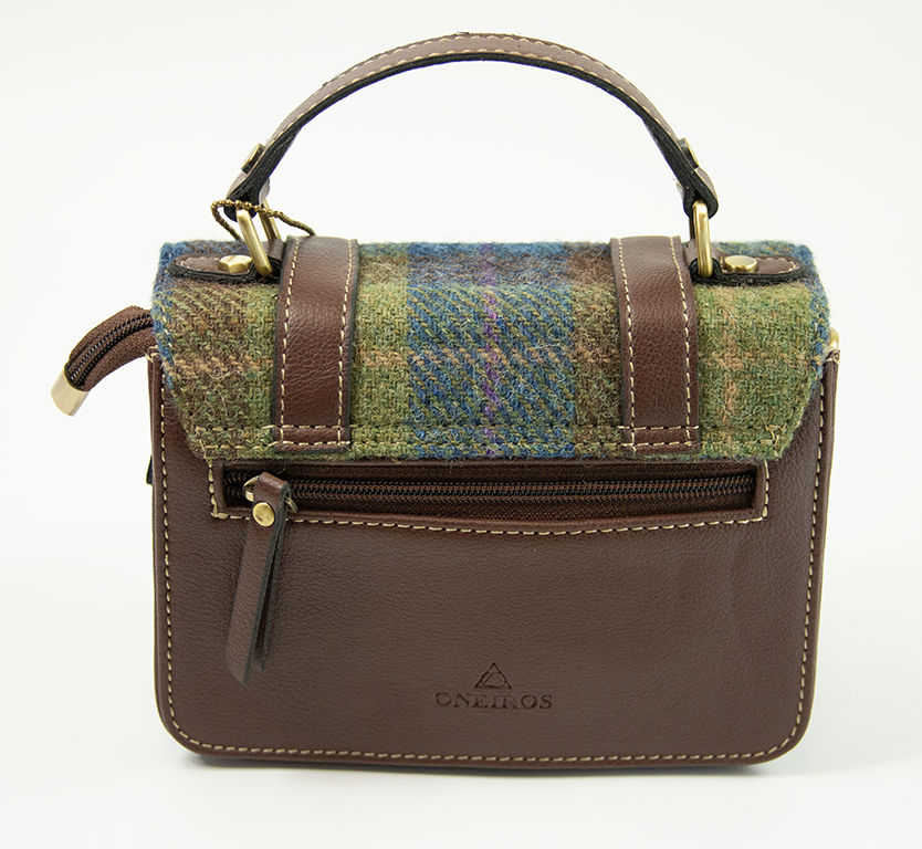 Harris Tweed Baby Satchel Bag 30/Brown