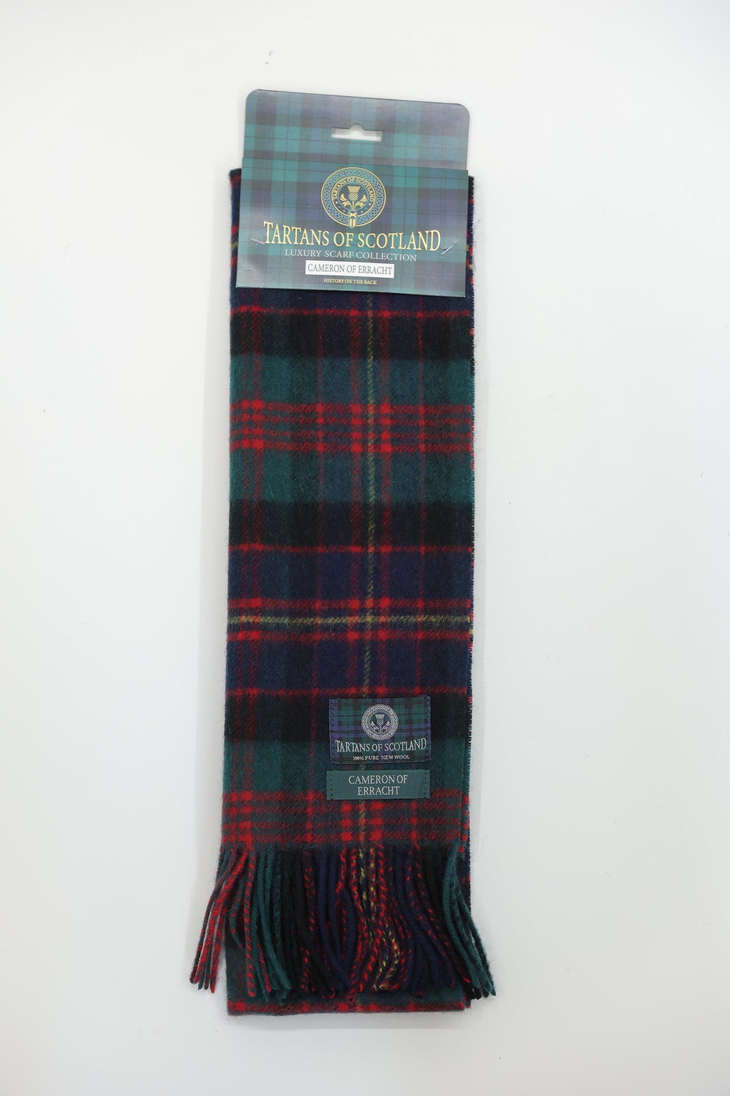 Tartans of Scotland Clan Scarf Cameron of Erracht