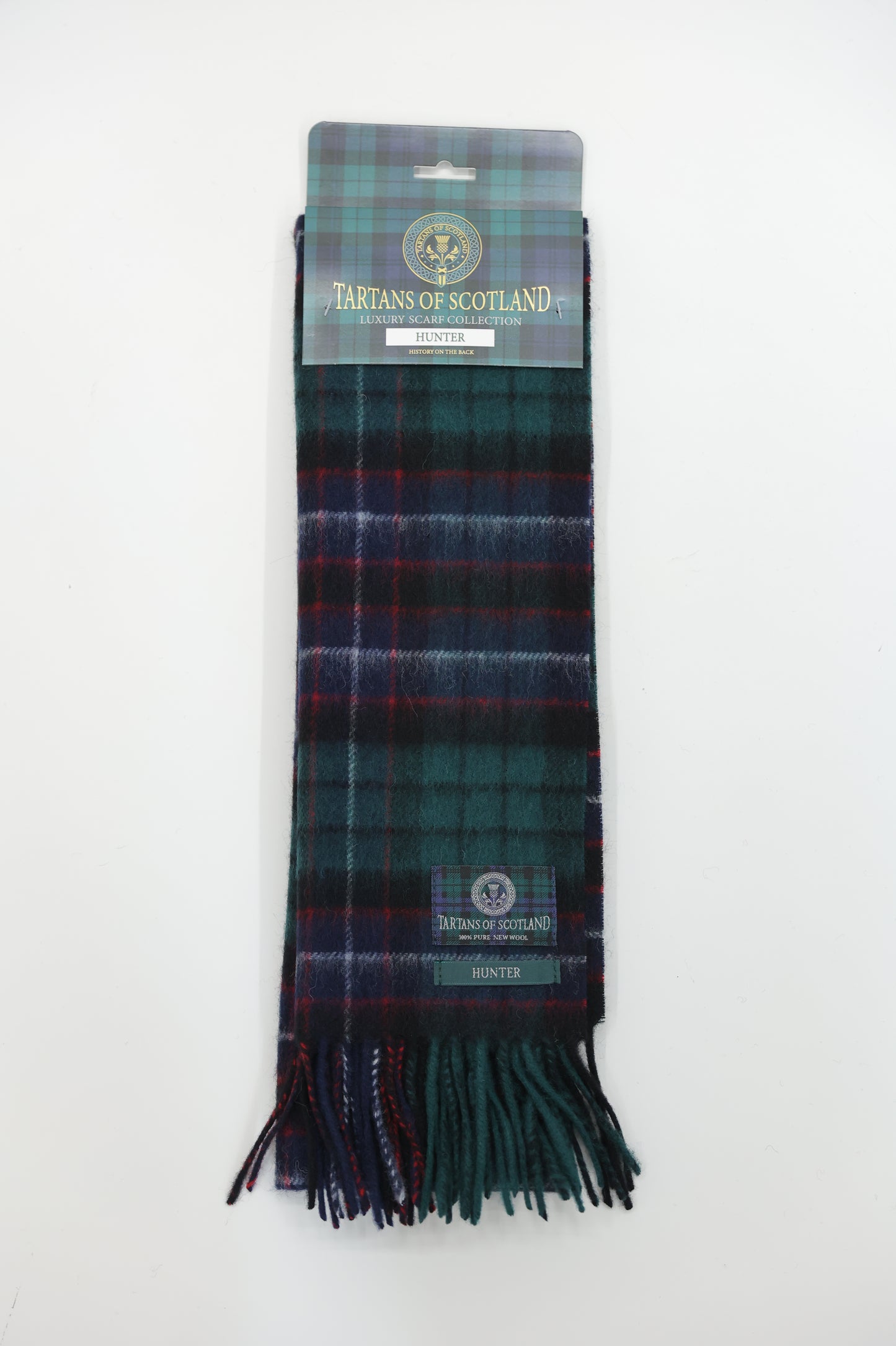 Tartans of Scotland Clan Scarf Hunter