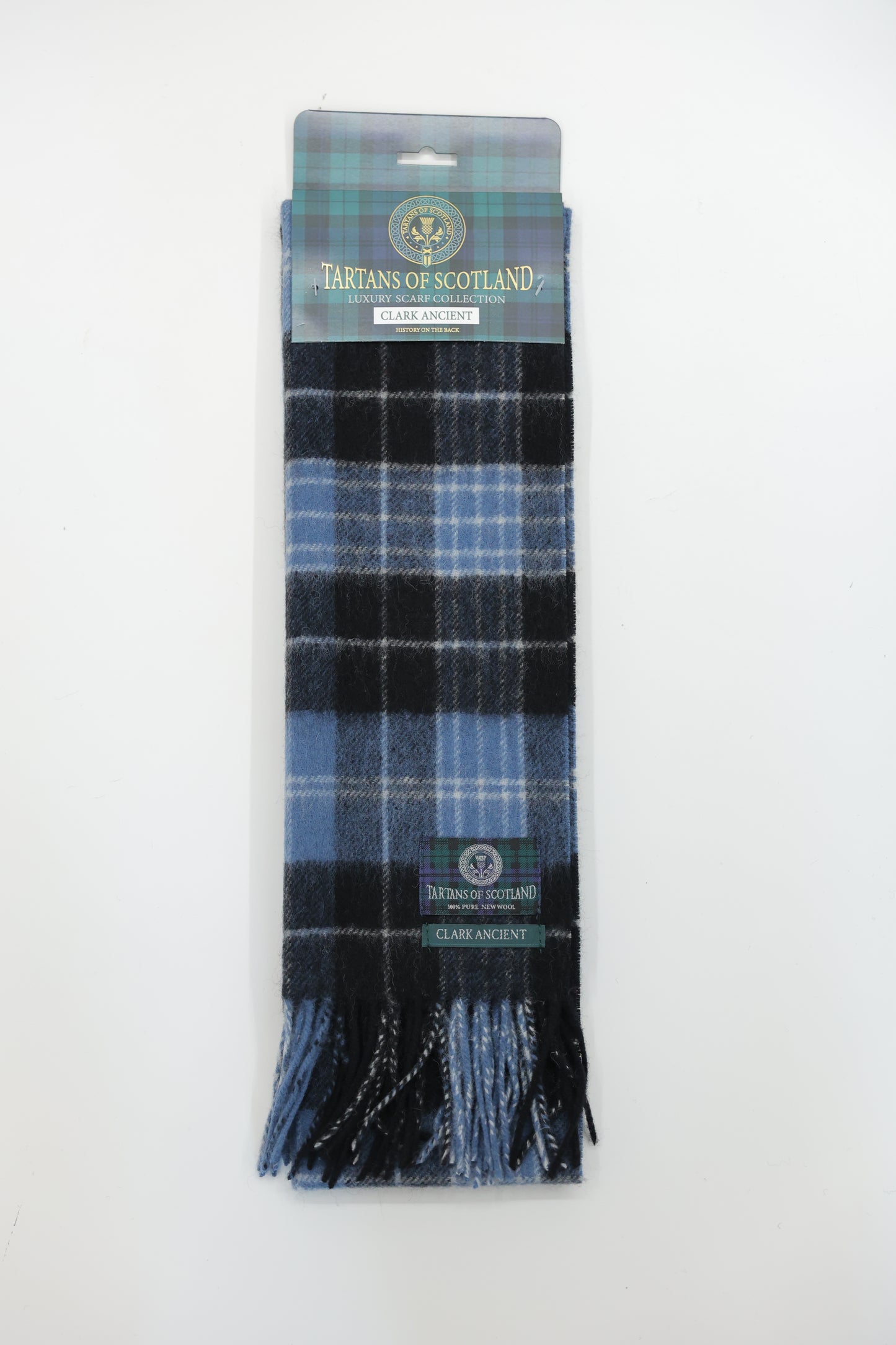Tartans of Scotland Clan Scarf Clark Ancient