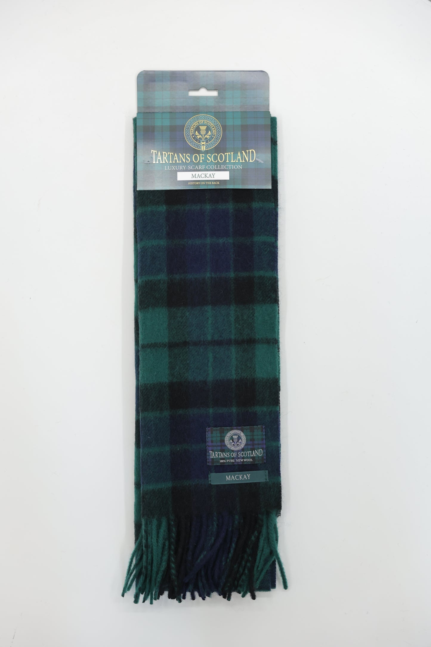 Tartans of Scotland Clan Scarf Mackay