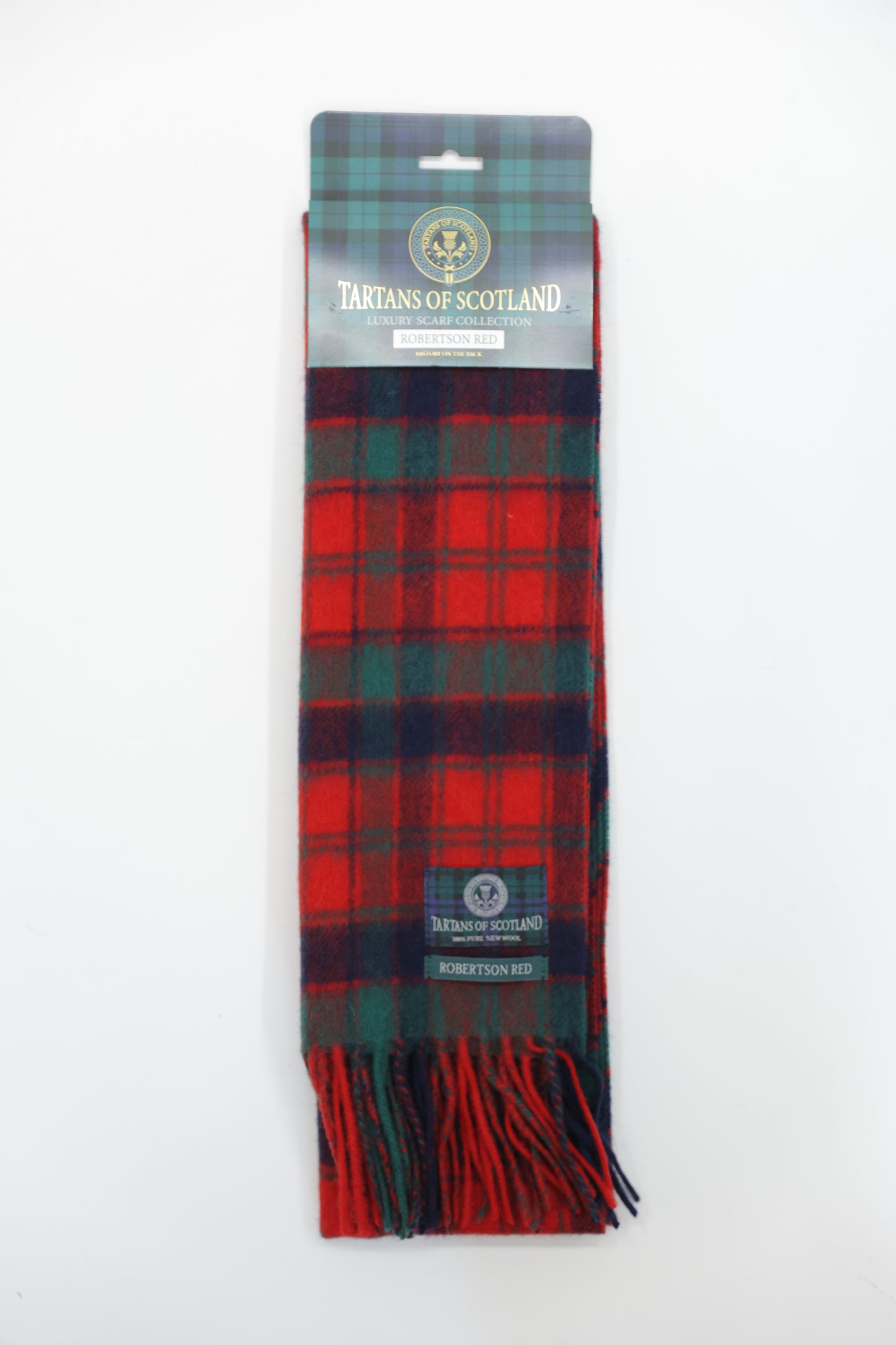 Tartans of Scotland Clan Scarf Robertson Red