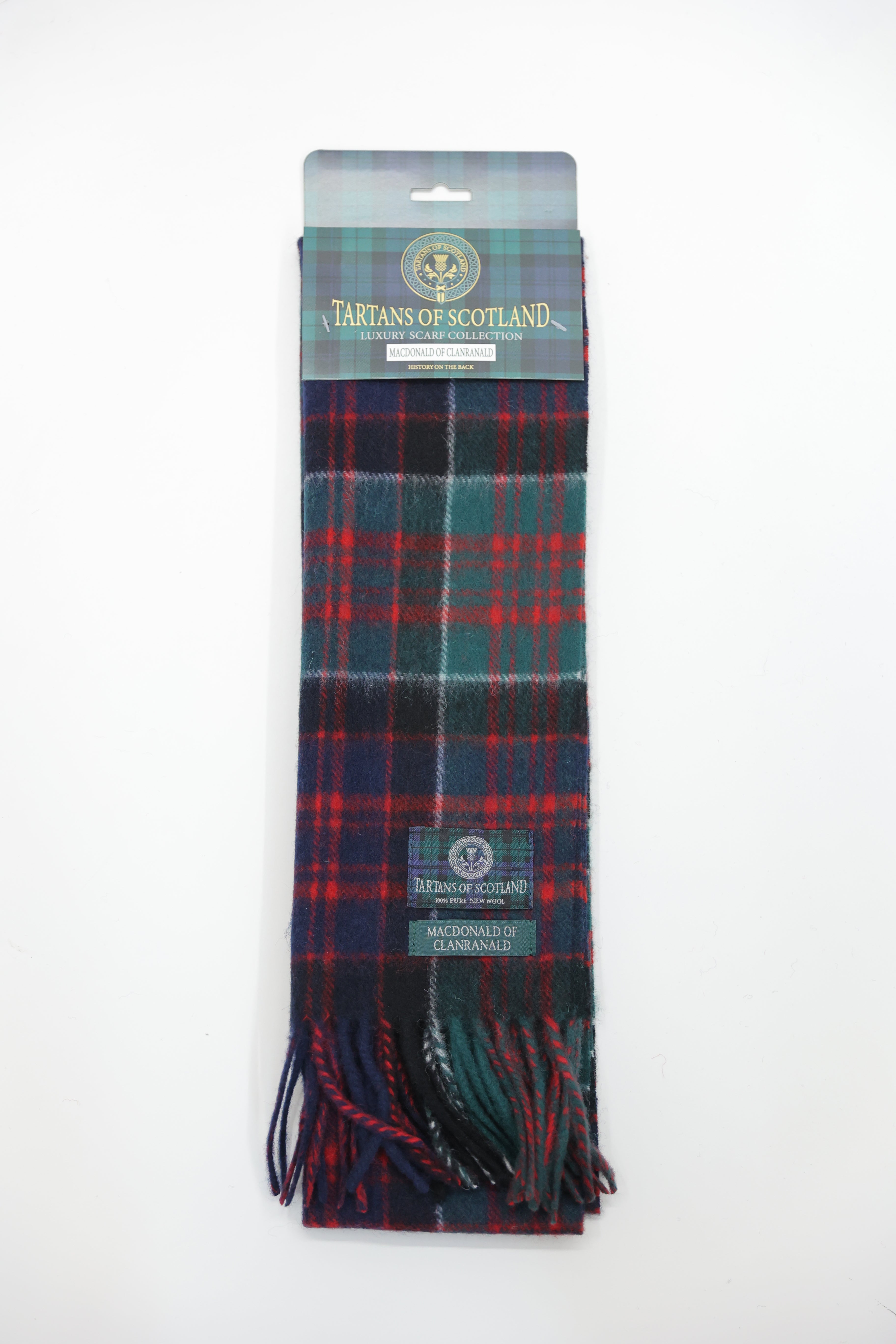 Tartans of Scotland Clan Scarf Macdonald of Clanranald – ManavUK