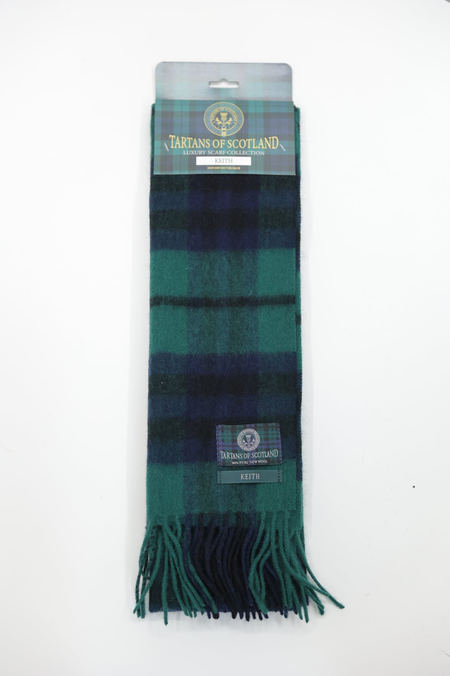 Tartans of Scotland Clan Scarf Keith