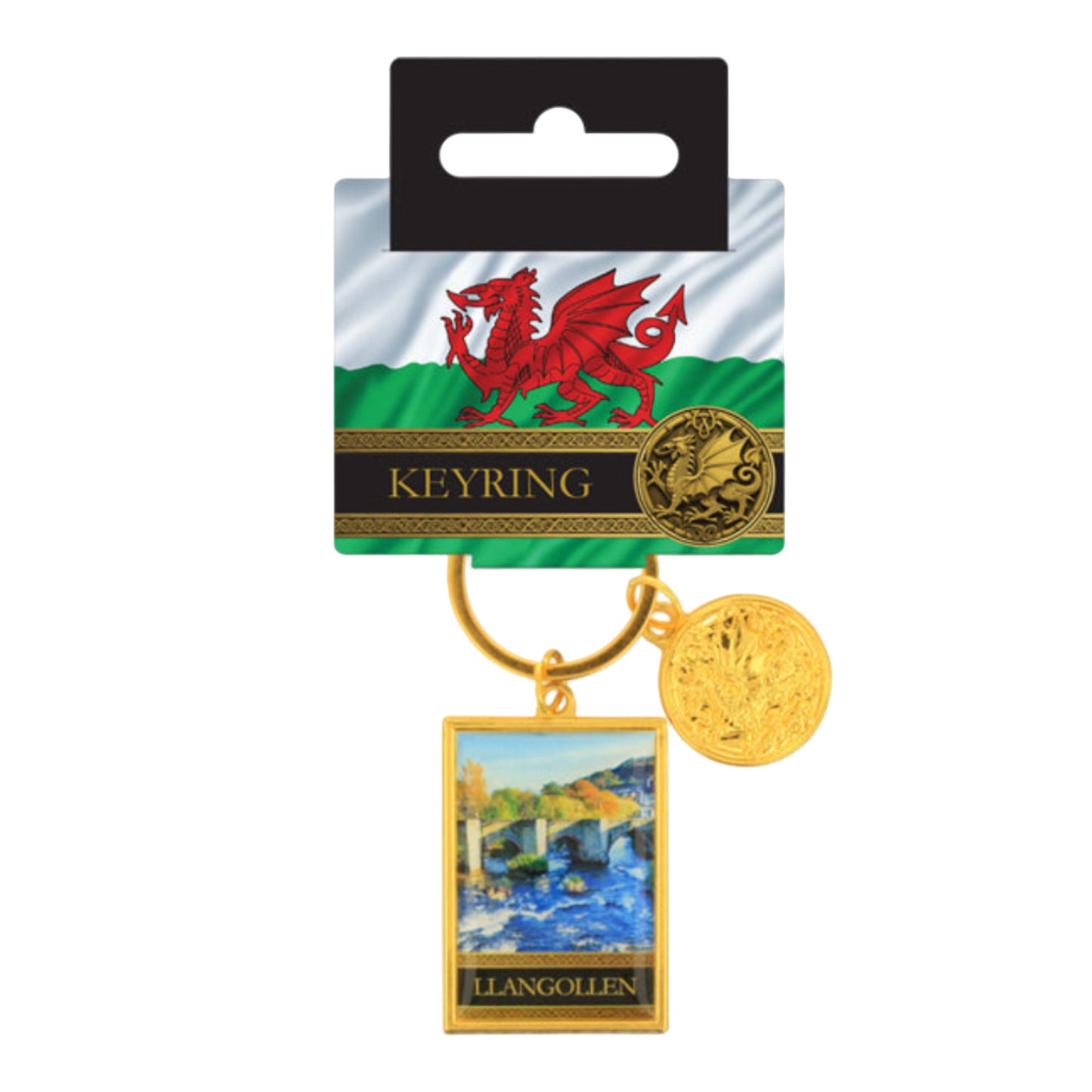 Wales Photographic Llangollen Charm Keyring