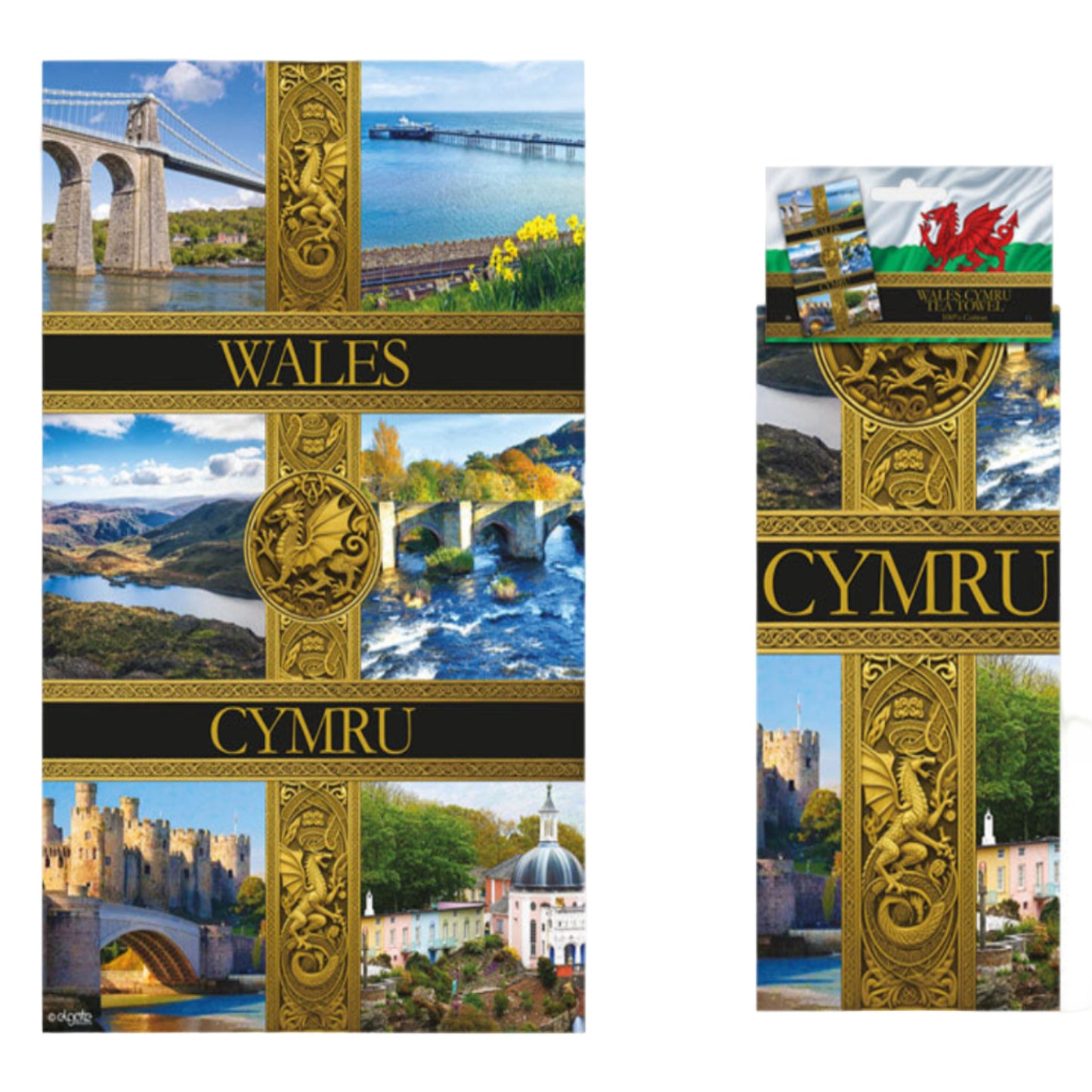 Wales Photographic Tea Towel