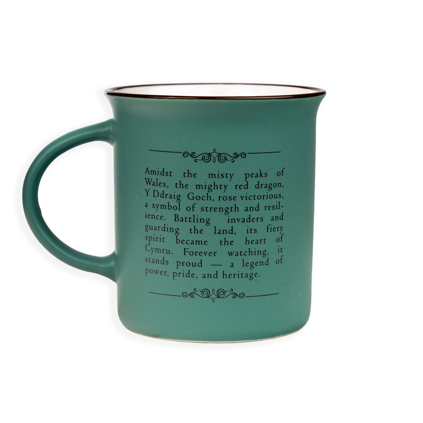 Welsh Emerald Matt Porcelain Mug
