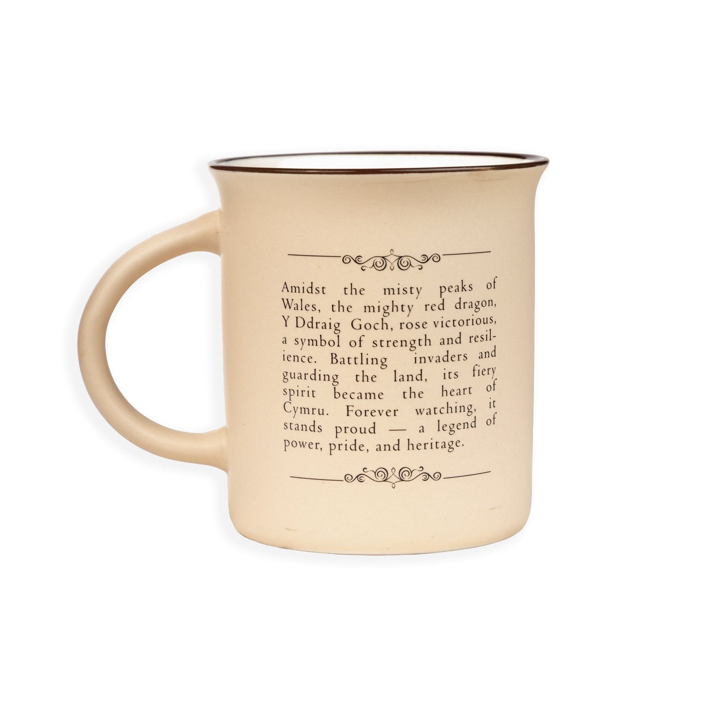 Welsh Sand Dollar Matt Porcelain Mug