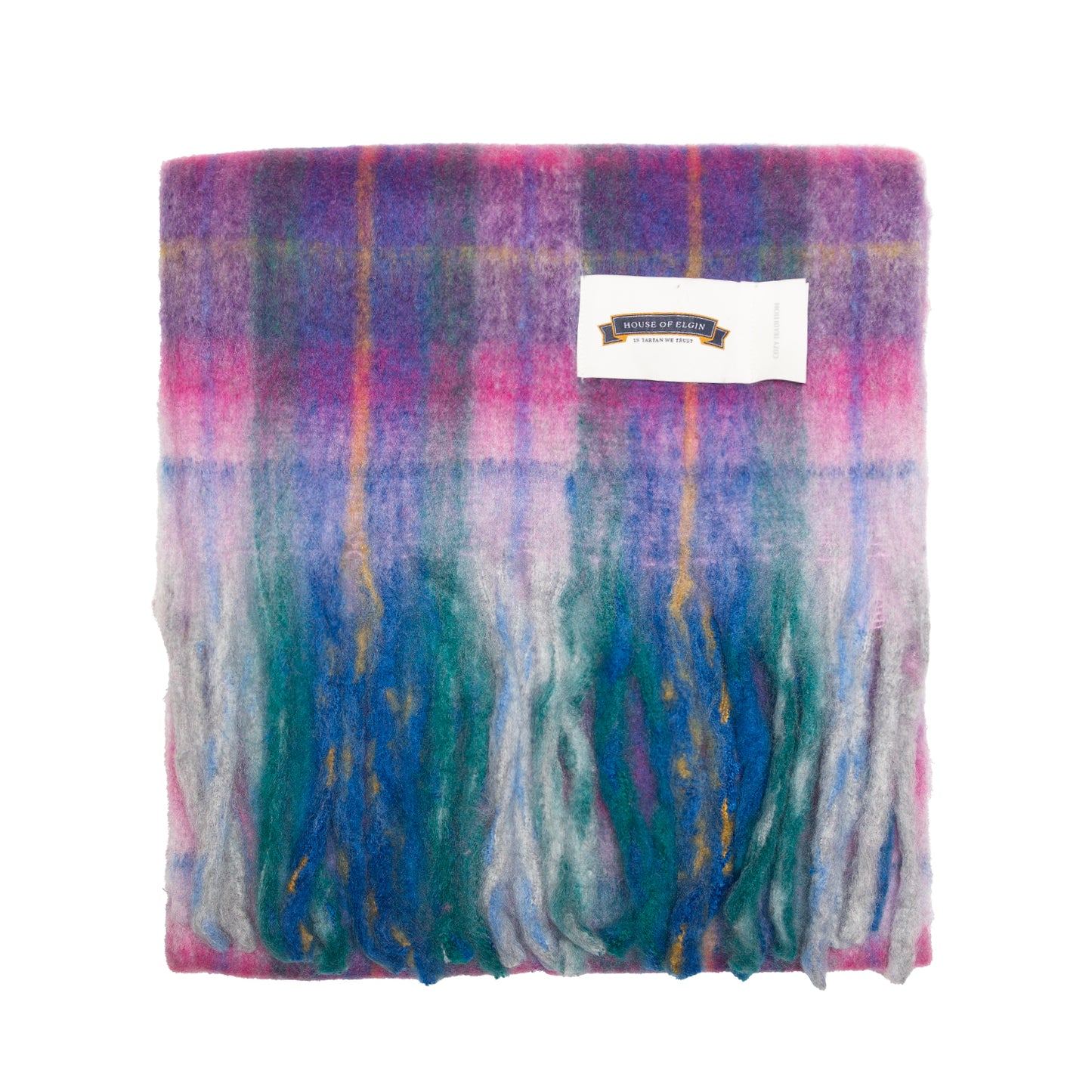 House of Elgin Tartan Blanket Scarf Check 222