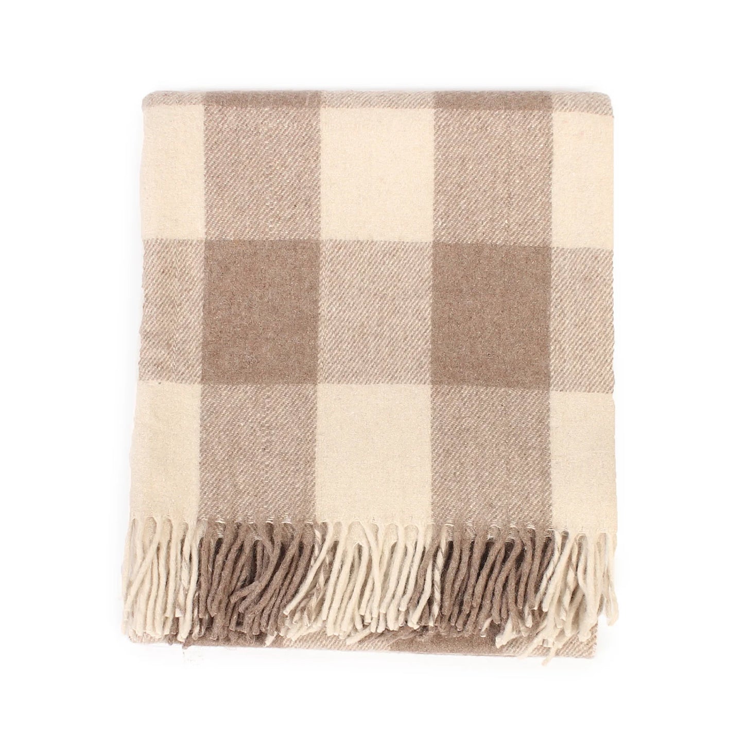 Welsh Woollens Recycled Wool Tartan Blanket Throw - Jacob