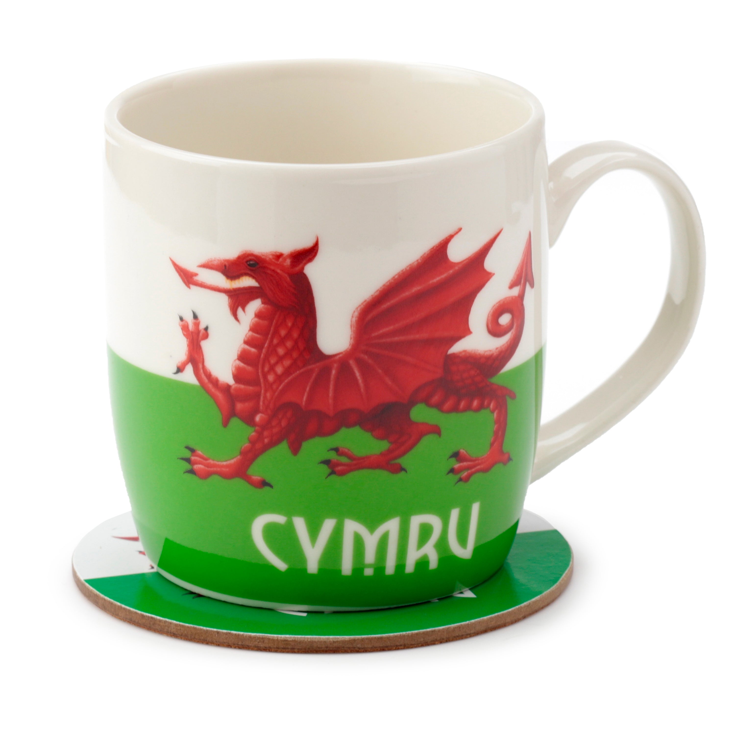 Welsh Dragon Wales Cymru Souvenir Porcelain Mug Coaster Set ManavUK welsh-dragon-wales-cymru-souvenir-porcelain-mug-coaster-set-manavuk