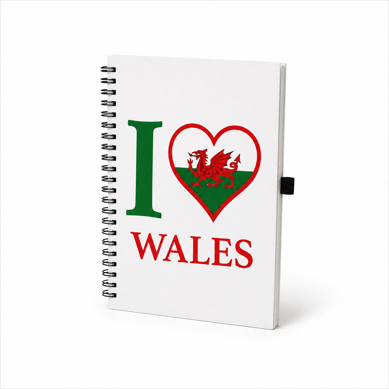 I Love Wales A5 Notebook