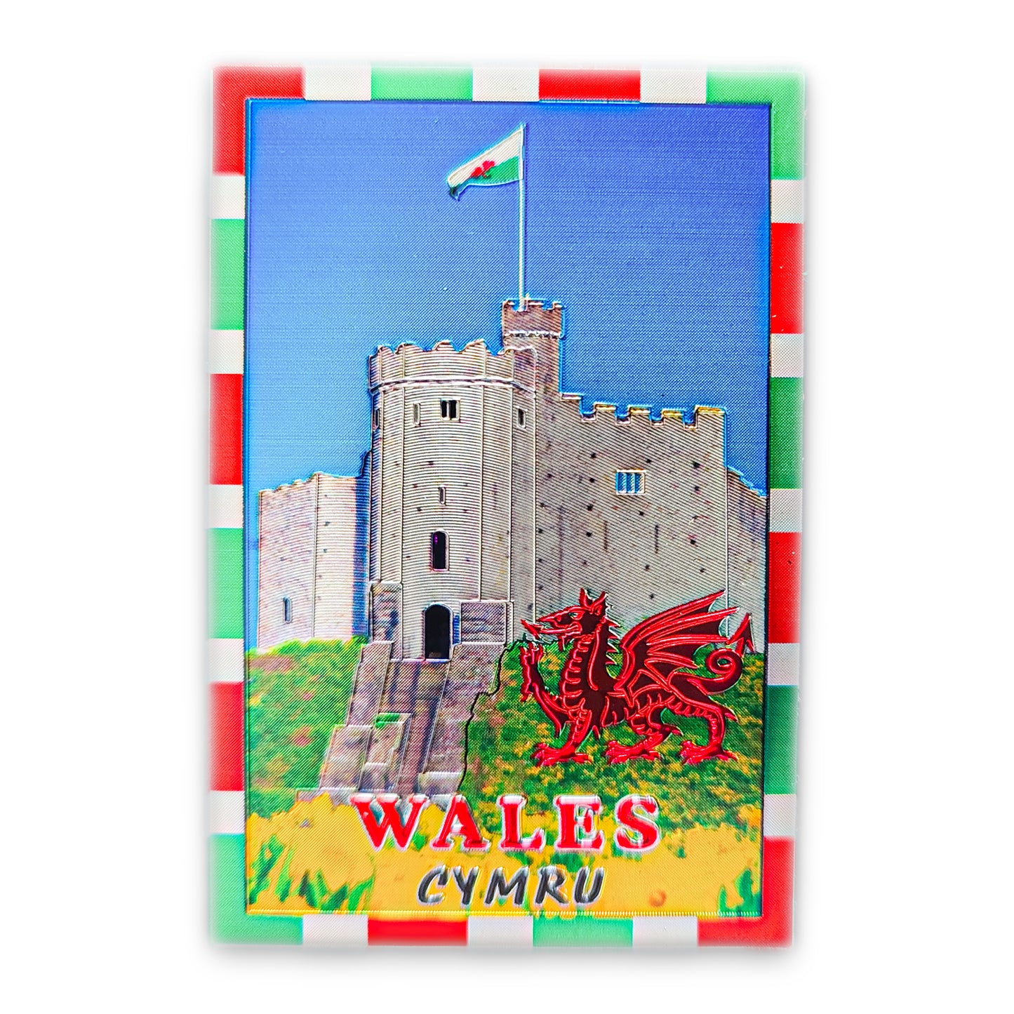 Wales Cymru Castle Magnet (MGF008)