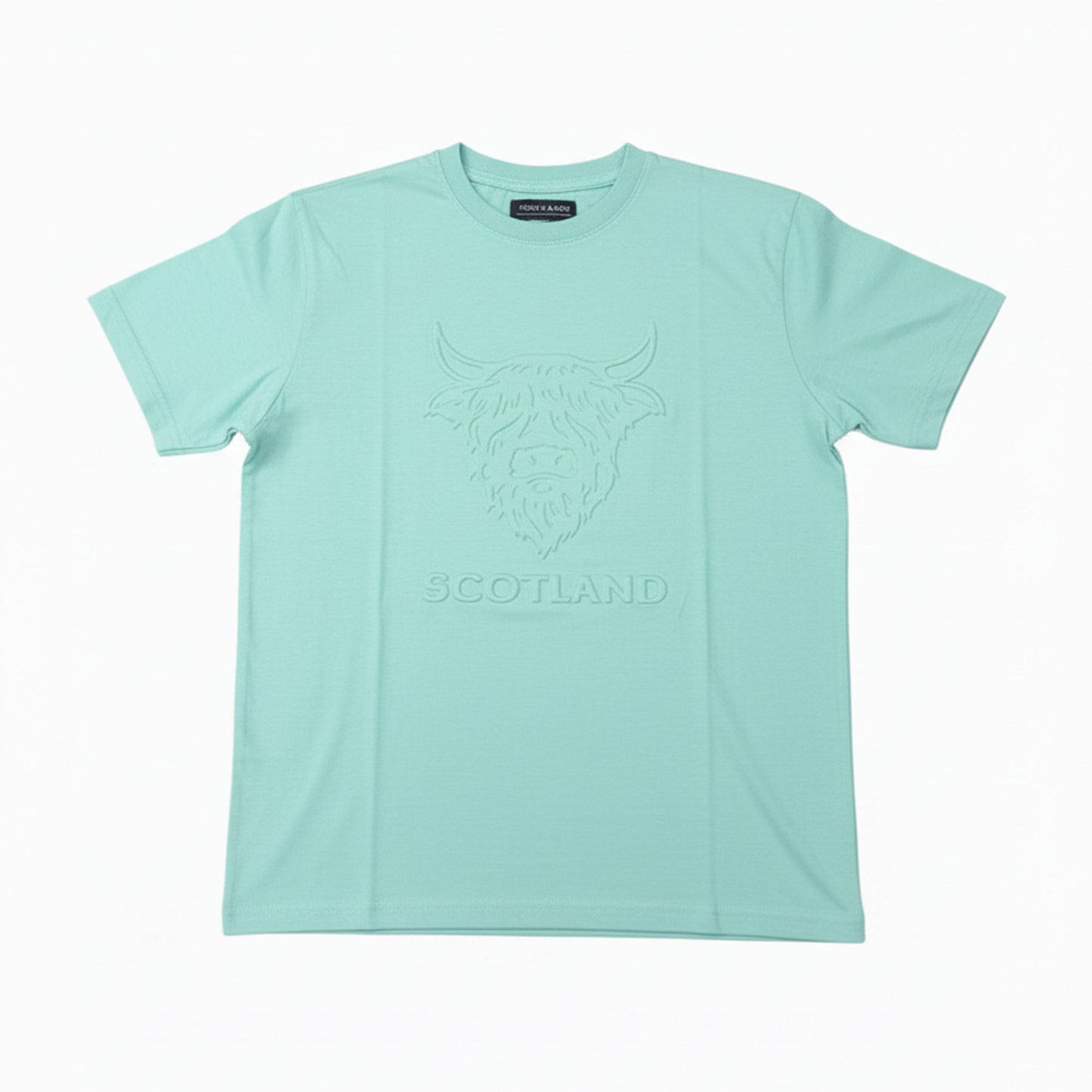 Scotland Cow Embossed T-Shirt