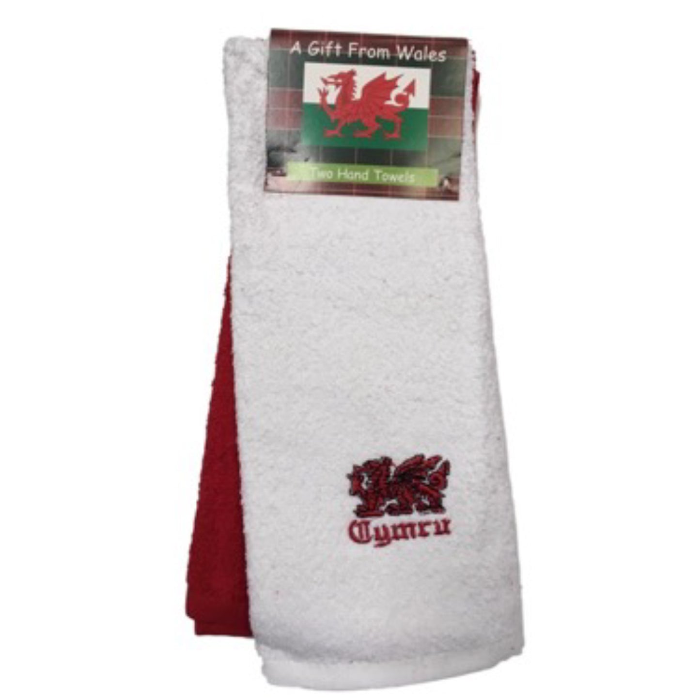 Welsh Hand Towels (Red/White)