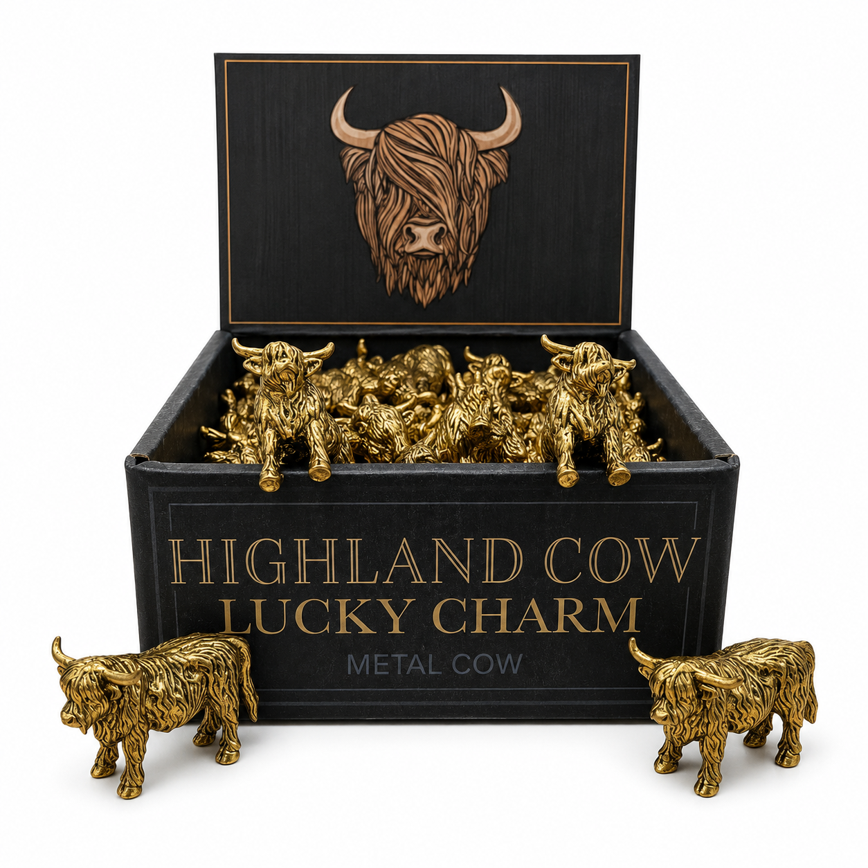 Highland Cow Lucky Charm