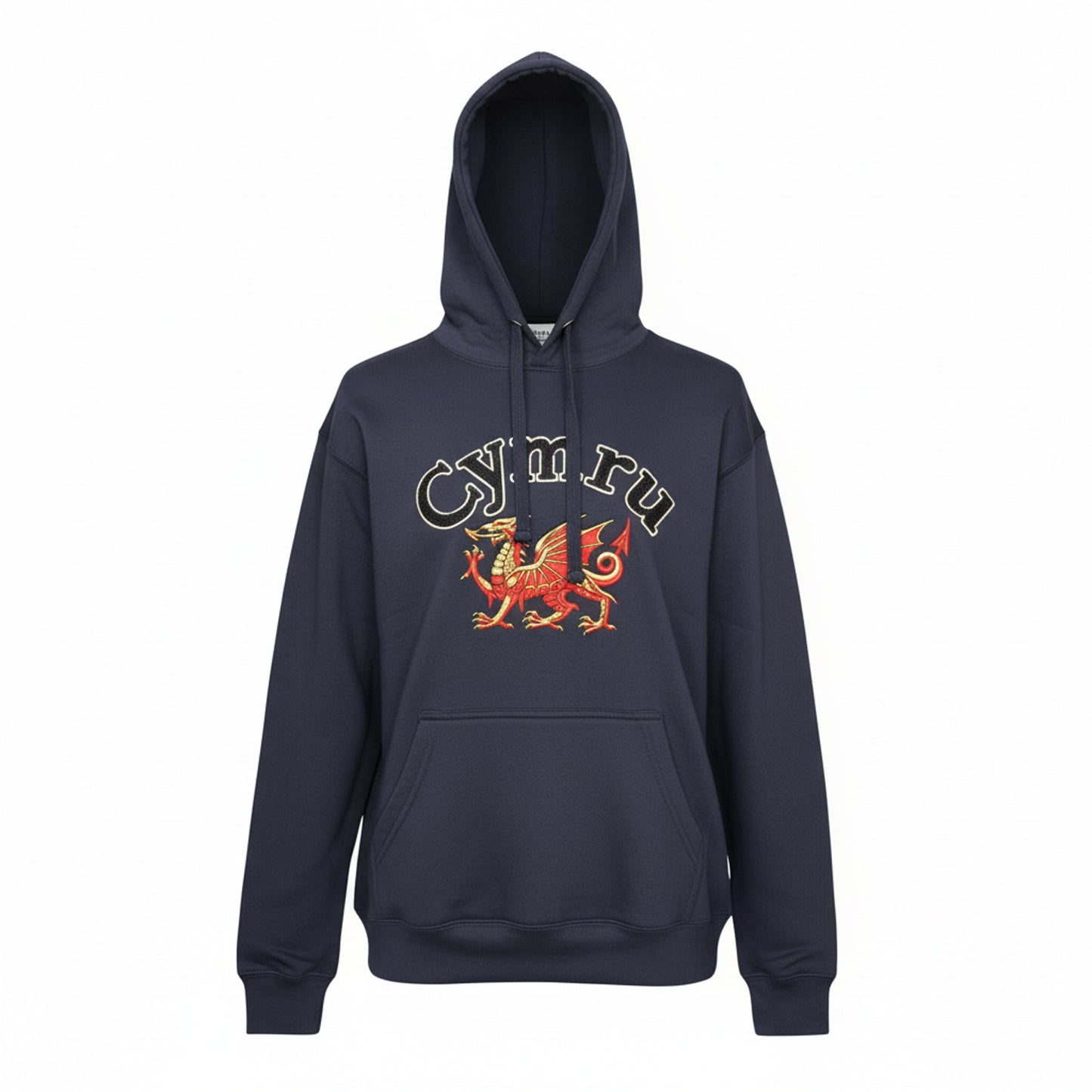 New Navy Towelling Cymru Hoodie