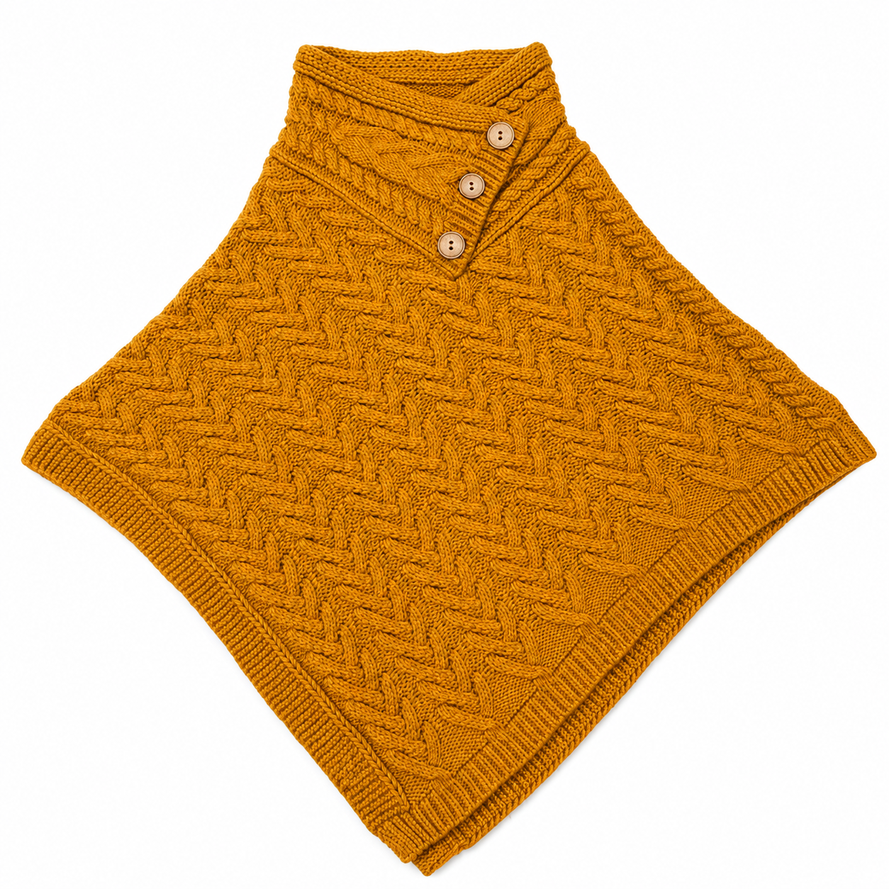 Aran Ladies Poncho