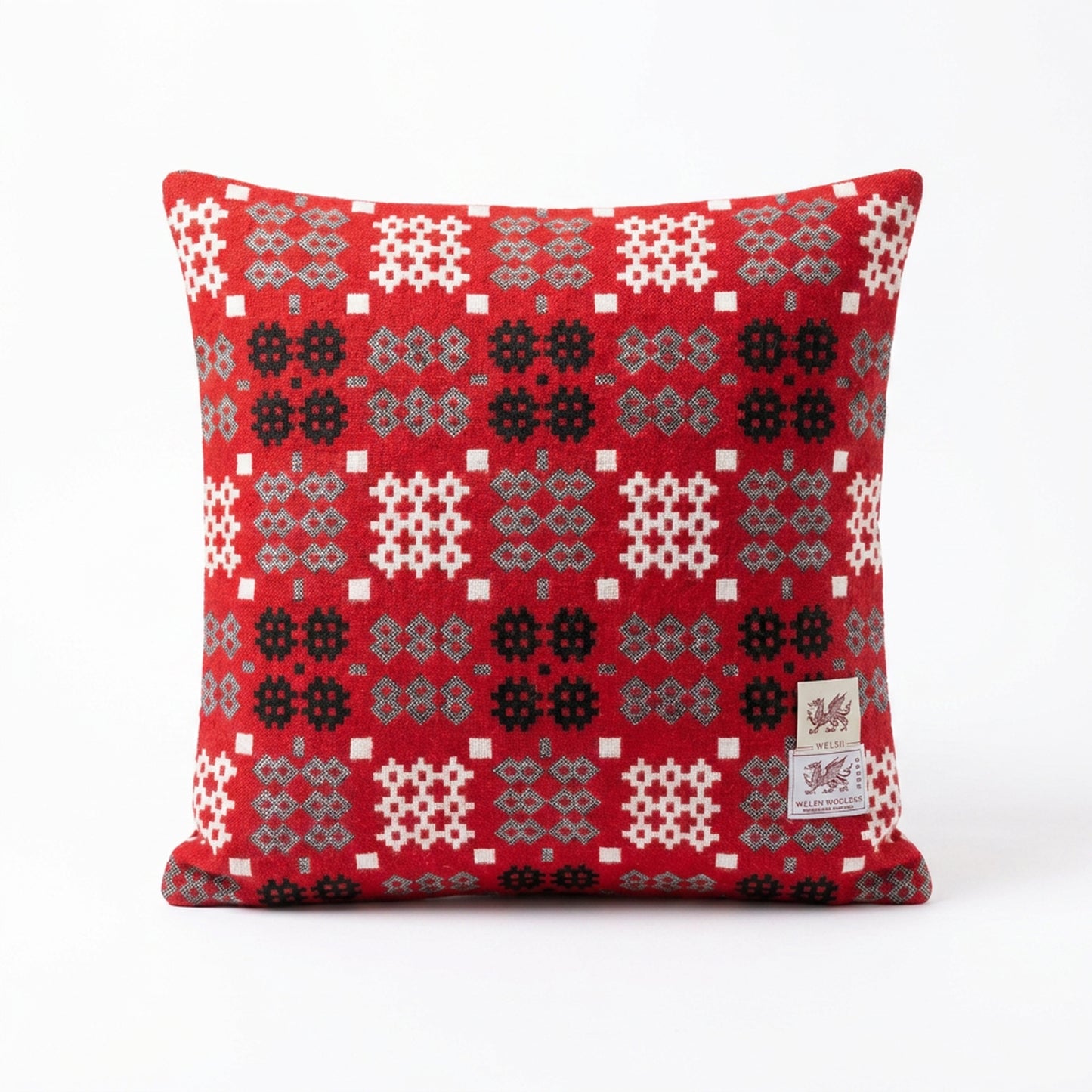 Welsh Red Tapestry Cushion Cover
