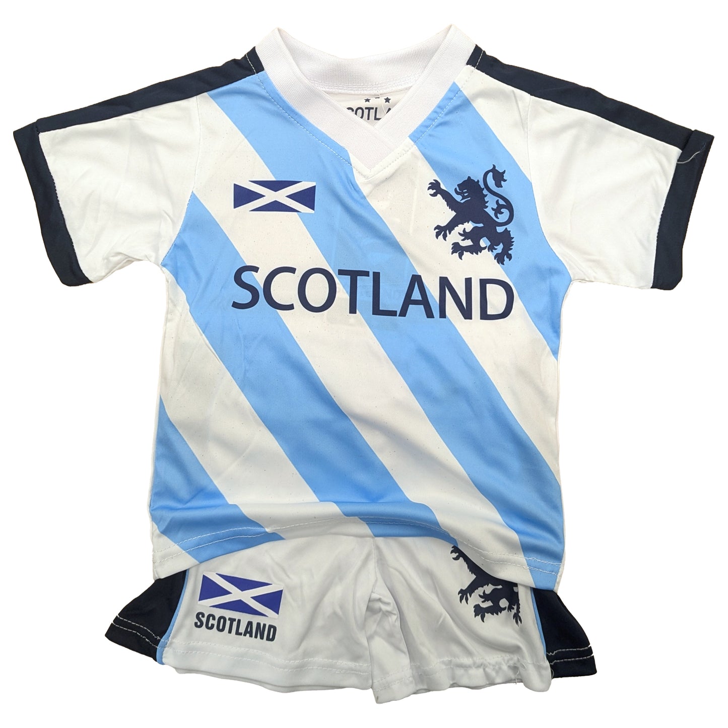 New Kids Blue Scotland Football Kit