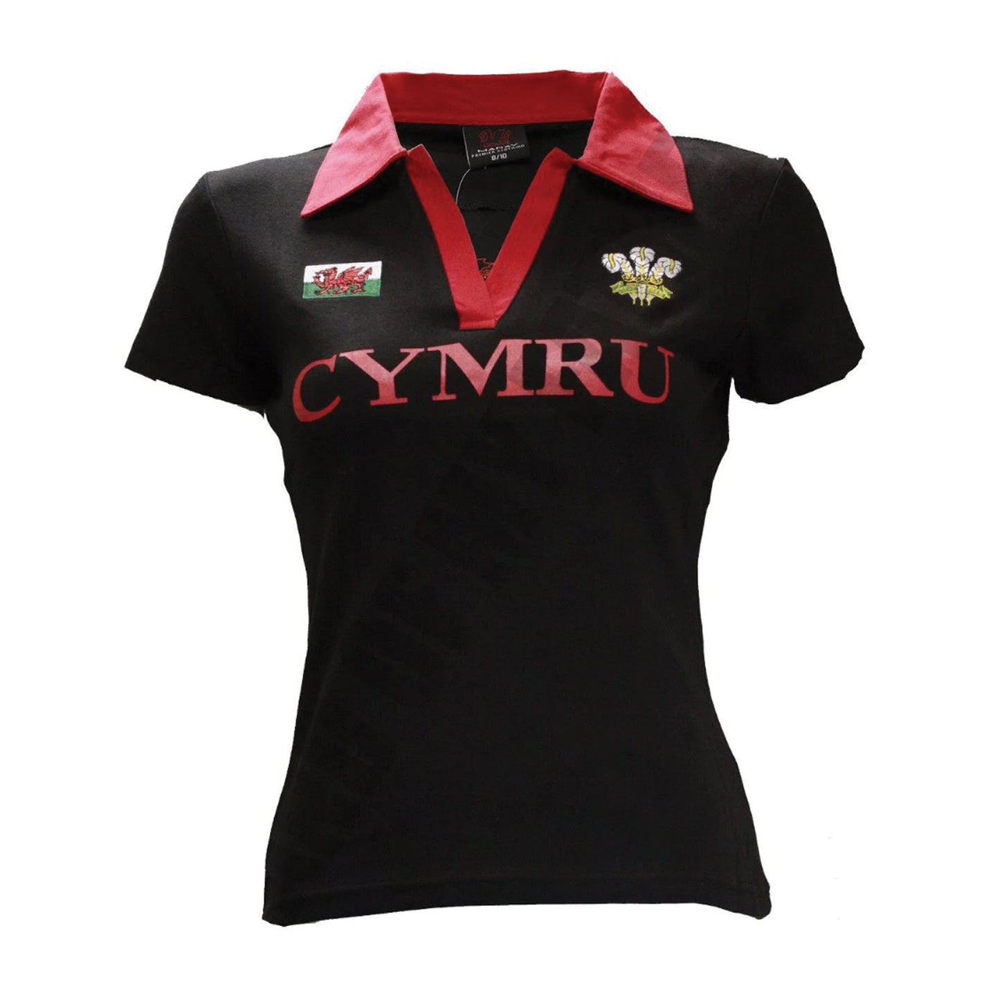 Ladies CYMRU Short Sleeve Welsh Rugby Shirt