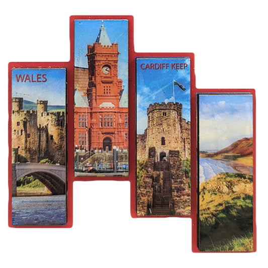 Cardiff Wonders Staggered 3D Epoxy Magnet (3DEM026)