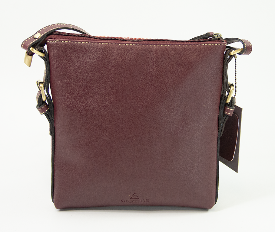 Harris Tweed Ladies Crossbody Bag DPX-05/Maroon