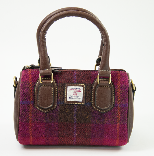 Harris Tweed Ladies Hand Bag 1/Brown