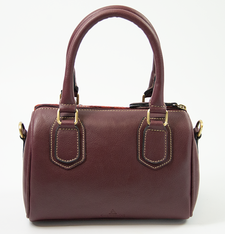 Harris Tweed Ladies Hand Bag DPX-05/Maroon