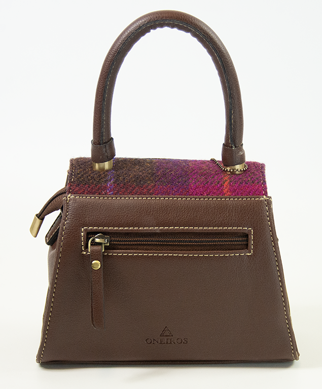 Harris Tweed Small Satchel Bag 1/Brown