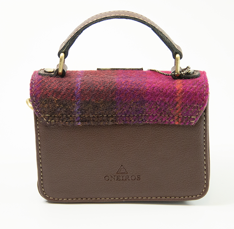 Harris Tweed  Baby Satchel Bag 1/Brown