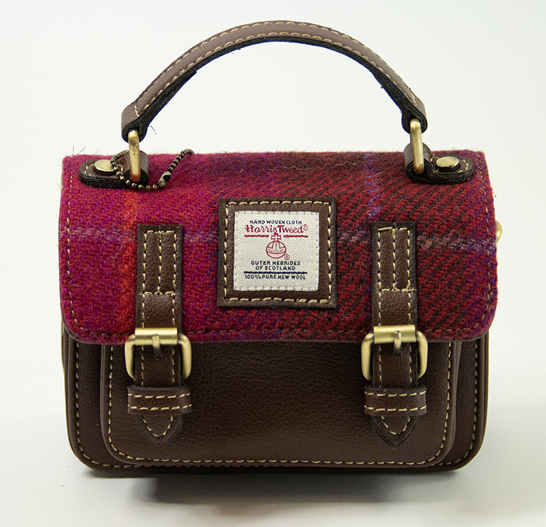 Harris Tweed  Baby Satchel Bag 1/Brown