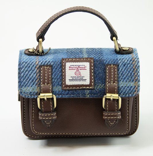 Harris Tweed  Baby Satchel Bag 2/Brown