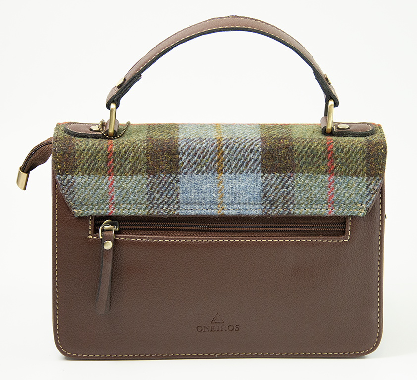Harris Tweed Medium Satchel Bag 4/Brown