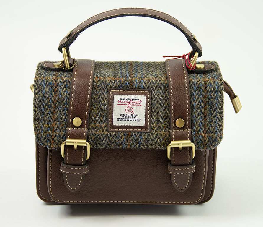 Harris Tweed Baby Satchel Bag 11/Brown
