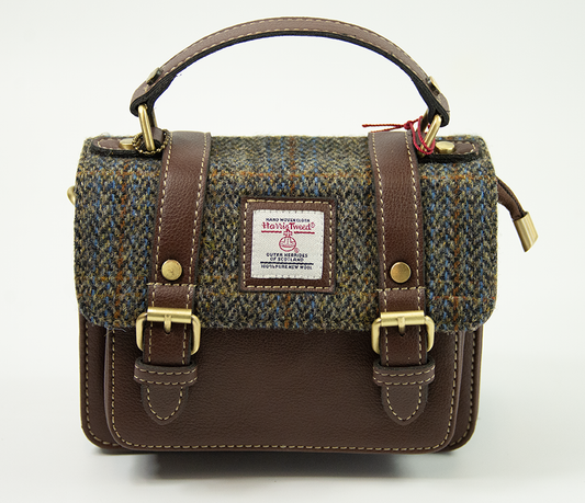 Harris Tweed Baby Satchel Bag 11/Brown