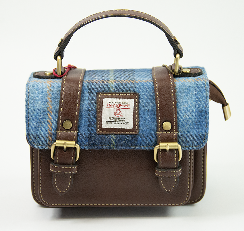 Harris Tweed Baby Satchel Bag 2/Brown