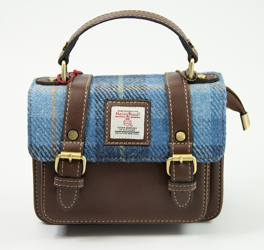 Harris Tweed Baby Satchel Bag 2/Brown