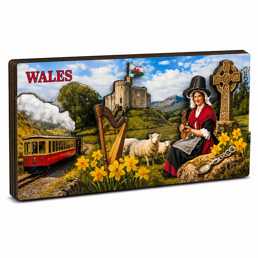 Welsh Lady Rectangular MDF Magnet
