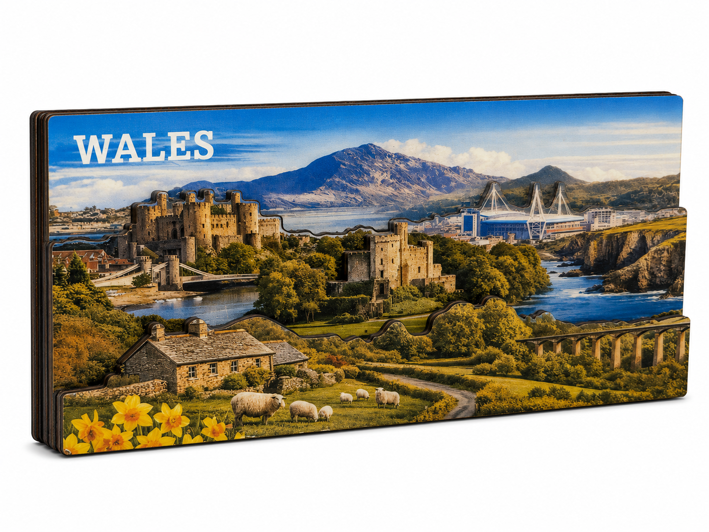 Wales Stunning Landscape Rectangular MDF Magnet