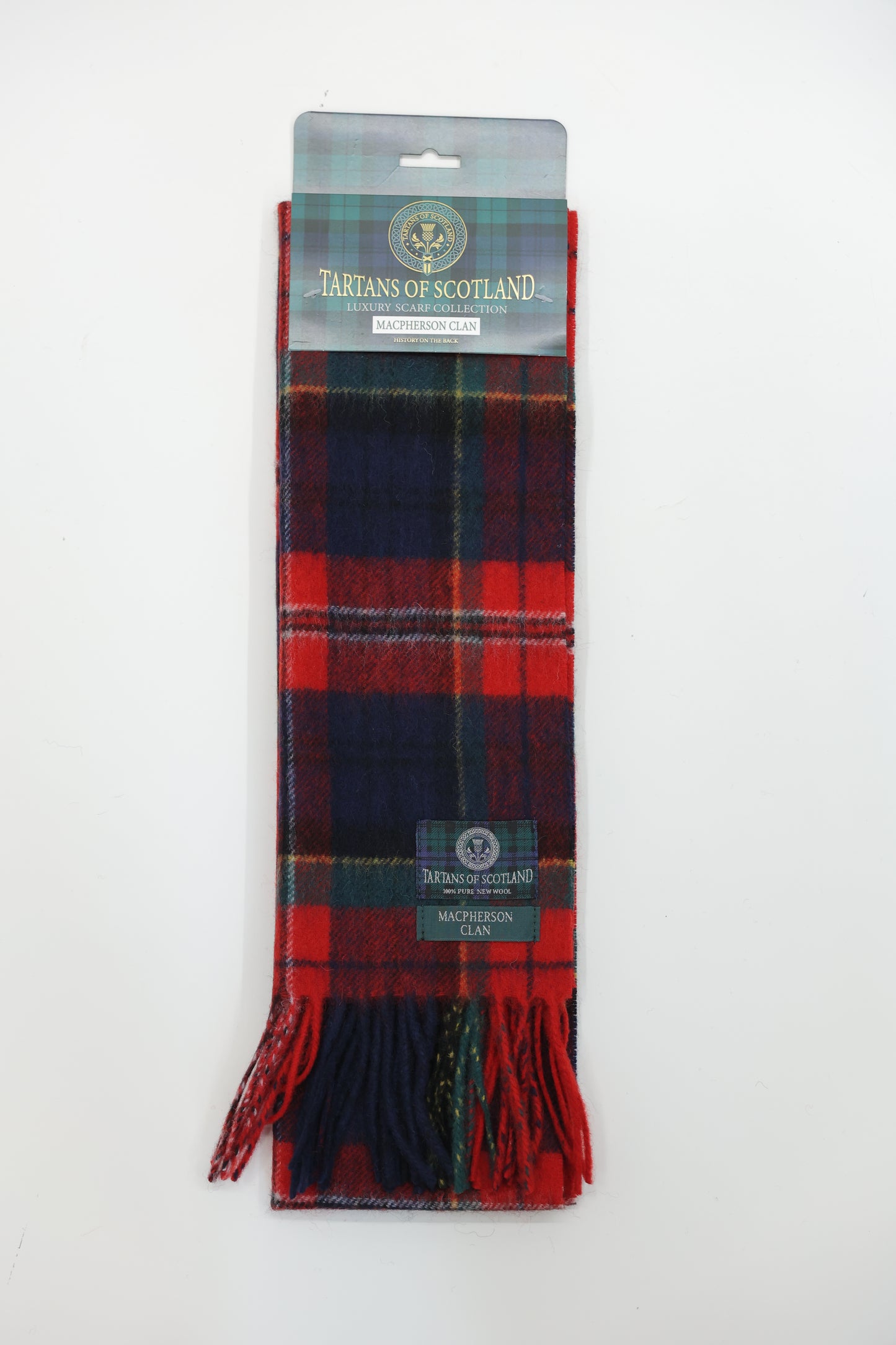 Tartans of Scotland Clan Scarf Macpherson Clan