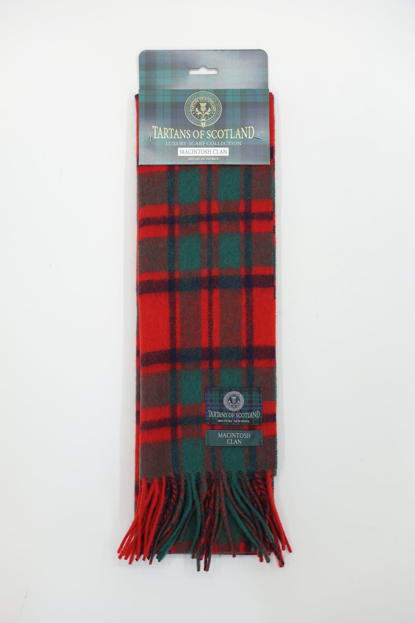 Tartans of Scotland Clan Scarf Macintosh Clan