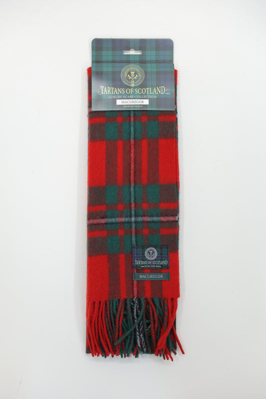 Tartans of Scotland Clan Scarf Macgregor