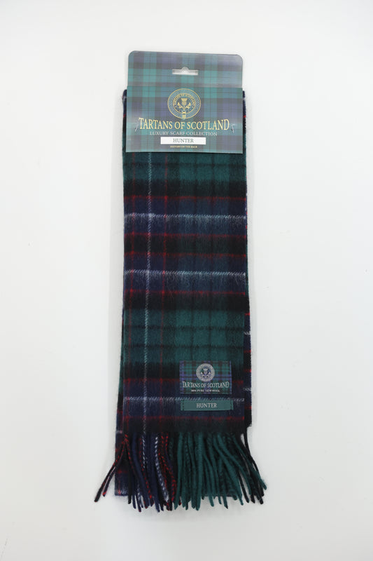 Tartans of Scotland Clan Scarf Hunter